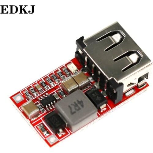 1PCS DC 6-24V 12V/24V to 5V 3A Car USB Charger Module DC Non-isolated Buck Step Down Converter 12V 5V Power Supply Module