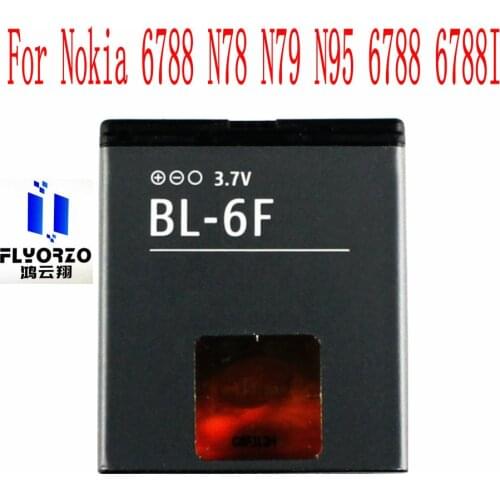 100% Brand new High Quality 1200mAh BL-6F Battery For Nokia 6788 N78 N79 N95 6788 6788I Mobile Phone
