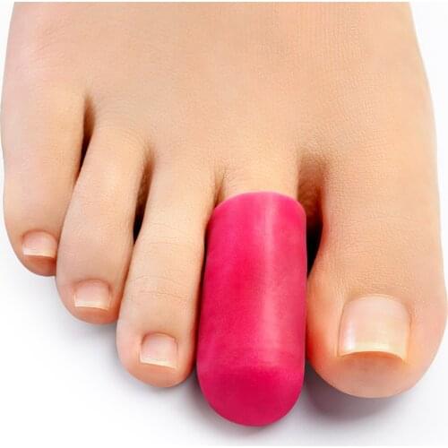 2pcs Foot Corn Remover Silicone Gel Soft Toe Protectors Bunion Calluses Blisters Pain Relief Toe Sleeves Caps Foot Care Z66203