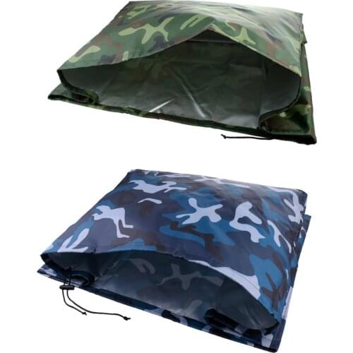 2 Pieces Waterproof Boat Outboard Motor Protector Cover for 2-15 HP Engine