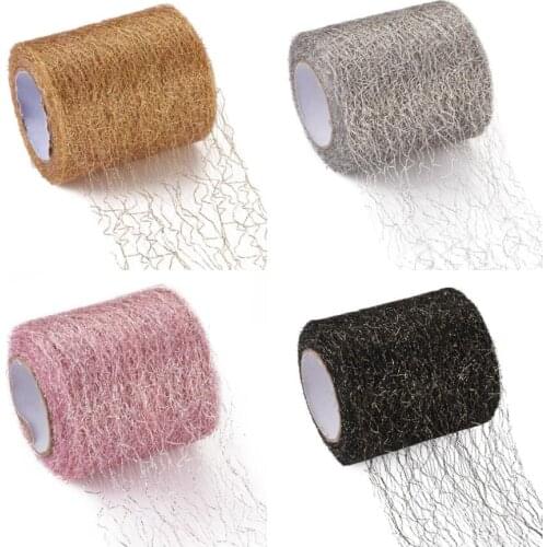 20 Yard 75mm Organza Tulle Roll Spool Fabric Ribbon For Skirt Making Jewelry Gifts Packaging Wedding Party Gift Decoration