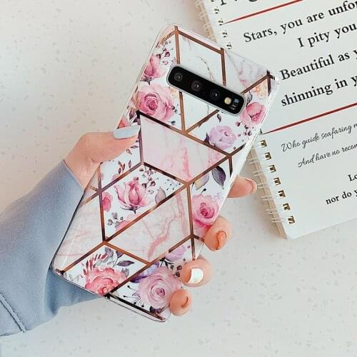 Flower Painted Case For Samsung S21 S10 IMD Soft Tpu Case for Galaxy S20 Plus S9 S8 Note 20 Ultra 10 S20 FE A52 A32 A12 A42 A21S