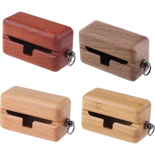 Case Cover Compatible with-S-ony WF-1000XM4 Wireless Earbuds, Wooden Case Cover Accessories Charging Case