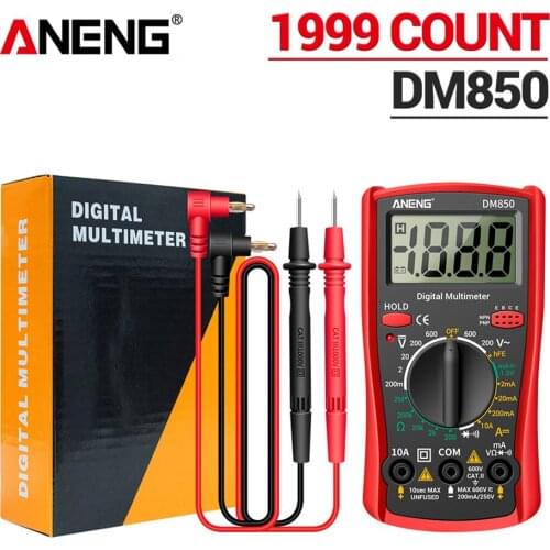 2000 Count High Precise Smart Digital Multimeter Voltmeter Ammeter AC DC TesterPortable Auto Ranging AC/DC Voltage Meter