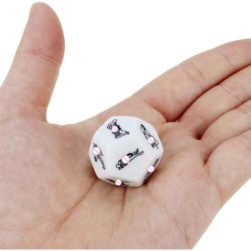 Erotic Games For Couples Playing Fetish Toys 12 Sides Funny Sex Dice Erotic Craps Sex Glow Dice for Adults Sexual Posture Dice