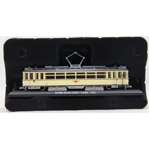 ATLAS Diecast 1:87 Scale 1931 Tram Resin Collection Souvenir Ornaments Display Vehicle Toys Gift Decoration