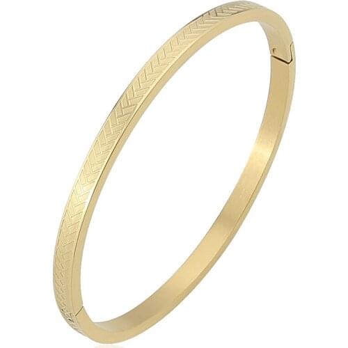 Fashion Stainless Steel Jewelry Carved Arrow Graphic Bracelet For Women And Children LOVE Bangle Party Marry Gift Wholesale