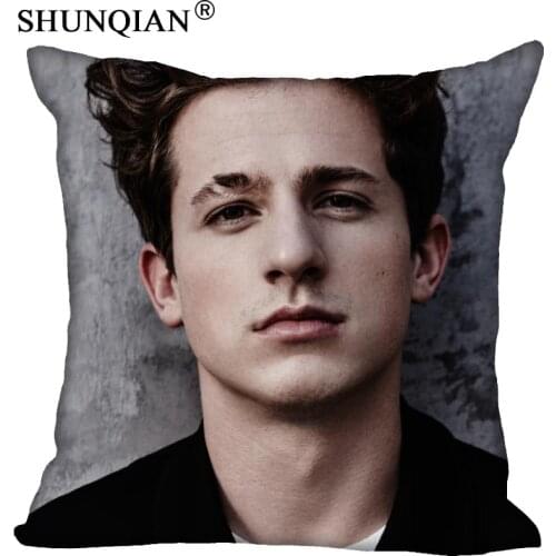 Charlie Puth Pillowcase Square Zippered Home Decorative Pillow Cover Wedding Custom Gift For Two Sides Printed