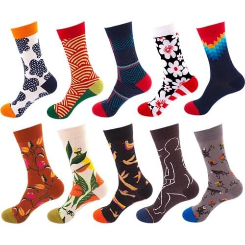 2019 NEW Men Women Printing Sport Socks Cycling Running Feet Breathable Funny meia ciclismo skarpetki rowerowe fiets sokken