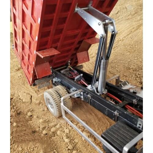 Rc Truck All Metal Hydraulic cylinder Bucket Lift Set For 1/14th Remote Control Dump Truck F Support