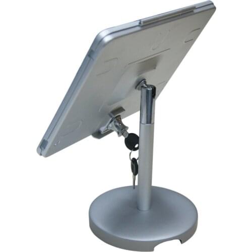 Anti Lost Alarm Stand for Ipad 2 3 4 Aluminum Lazy Stand Security Safe Lock Display Stand Anti Theft Lock Stand for Pads