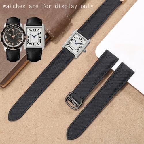 Canvas Watchband Replacement Tank Solo Series Mens And Womens Black Nylon Wristband 16mm 18mm 20mm