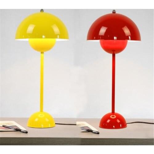 Modern Simple Design Flower Bud Desk Lamp Household Creative Sitting Room Study Bedside Eye Protection Decorative Desk Lamp