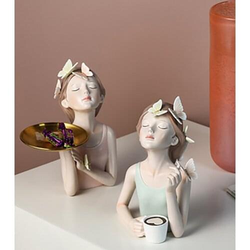 Room Decoration Accessories Art Resina Girl Do Quarto Acessórios Nordic Decor 20CM Boneca Roupas Para Sala Estar Médico