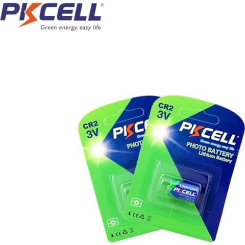 2Pcs 2Card CR2 CR15H270 3V 850mAh single use Li-MnO2 Battery For medical equipment electronic meter