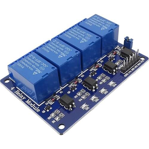 1Pcs 4 Channel Relay Module 5V Relay Control Board with Optocoupler Output 4 Way Relais Module for Arduino