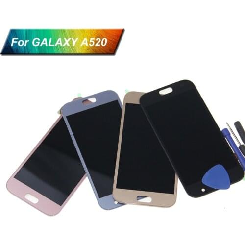 A520 Display For Samsung Galaxy A5 LCD 2017 A520f SM-A520f Display Touch Screen Digitizer Assembly