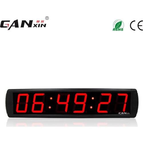 [Ganxin]4" Aluminium Alloy New Designed Modern Multifunctional Led Digital Clock with countdown function
