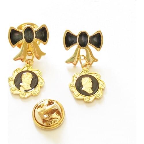 Kaktüs Kedi Gold Brooches For Clothes