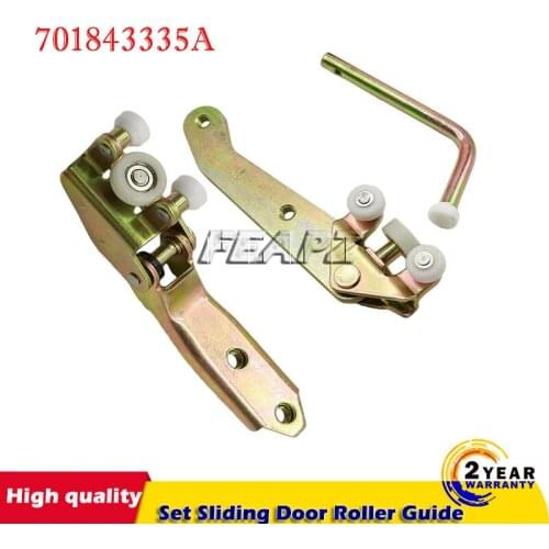 For Transporter T4 IV Bus Door Hinge Conversion Kits 701843405B 701843335A 701843436 1 Set Sliding Door Roller Guide