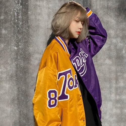 2021 new jacket male loose Hip Hop baseball uniform commemorative spirit jacket spring autumn thin men women coat cool streetwea