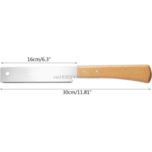 Mini WoodWorking Hand Saws Double Sides Steel SK5 Tenon Saw Fine Tooth Wood Handle