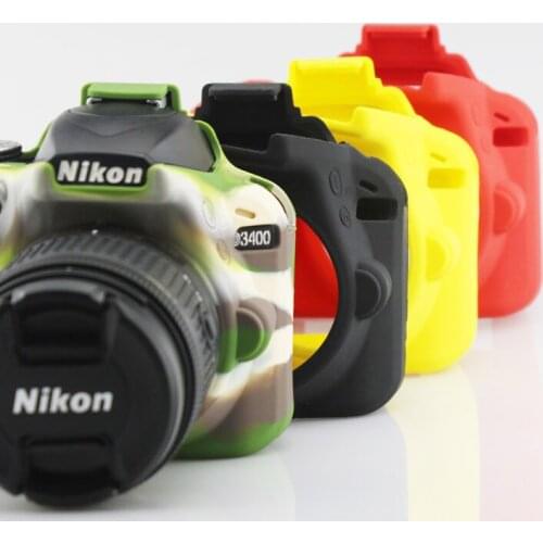 Camera Soft Silicone Protector Skin Case Bag for Nikon D3400 D3500 D5500 D5600 D7100 D7200 D7500