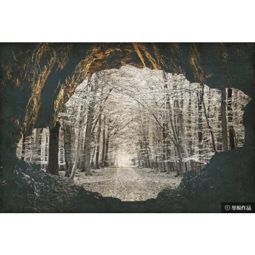 Grey wallpapers modern wallpaper for living room wall woods forest wallpapers 3d three dimensional large background wall