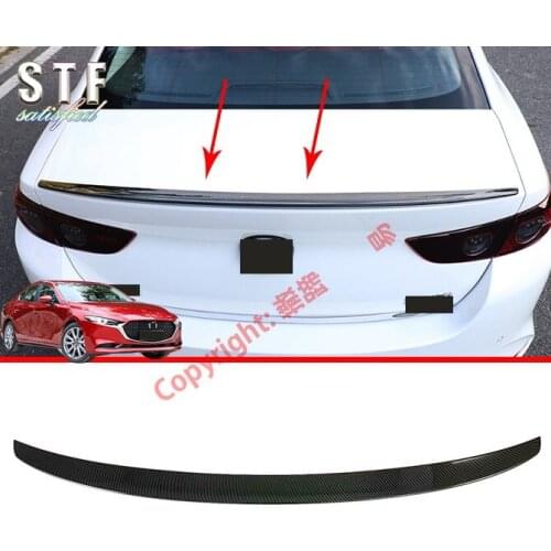 Carbon Fiber Style ABS Spoiler For Mazda 3 M3 Axela 2019 2020