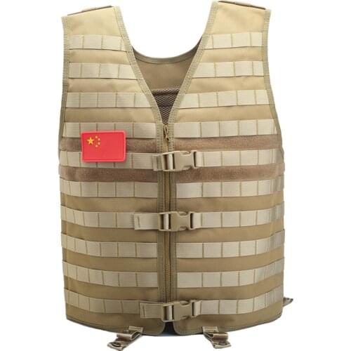 Tactical Vest MOLLE Sysem Utility with Breathable Mesh Adjustable Outdoor Molle Vest for Hunting Waistcoat