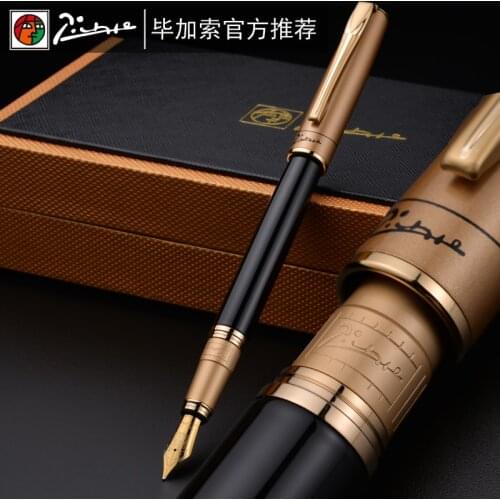High Quality Fountain Pen Calligraphy Pen, Business Commemorative Gift 0.5mm/1.0mm Nib All Metal Pen Student Writing Stationery