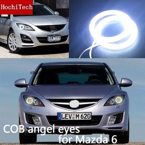 High Quality COB Led Light White Halo Cob Led Angel Eyes Ring Error Free for mazda 6 2007 2008 2009 2010 2011 2012