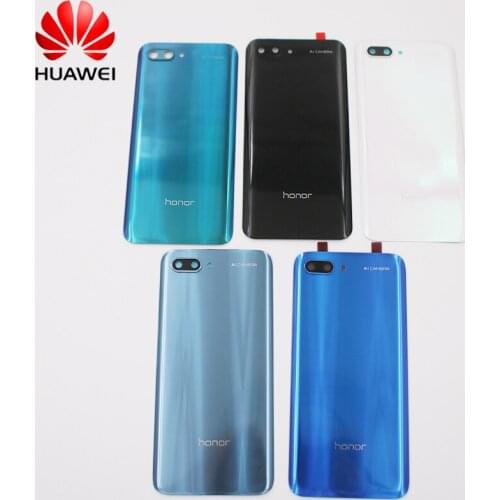 Huawei Honor 10 Rear Door Housing Glass Case Battery Cover Back For HUAWEI Honor10 Shell Replacement Coque & Camera Lens Frame