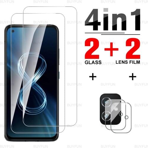 Safety Tempered Glass for Asus Zenfone 8 5.9'' front screen protector for Zen Fone Zenfone8 filp ROG Phone 5 camera lens glass