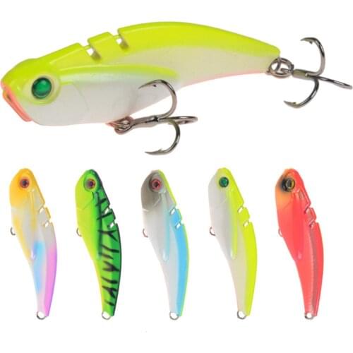 1pcs Sinking VIB Fishing Lure Artificial Hard Bait 70mm 19.8g Pesca Fish Vibration Wobbler Crankbaits Japan Ice Carp Fishing