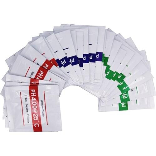 300pcs PH Meter Test PH Buffer Powder 4.00/4.01 6.86 9.18 Acuario Water Test Neutral Packing Solution Meter Tester 20%Off