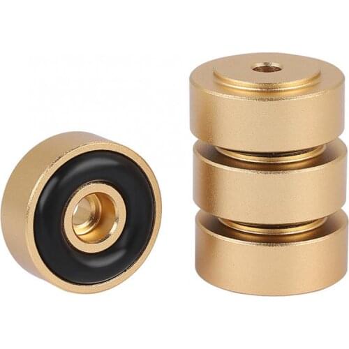 4pcs/Set 20*8mm Aluminum Alloy Amplifier Feet Shock Absorber Amplifier Pads Feet Professional speaker accessories