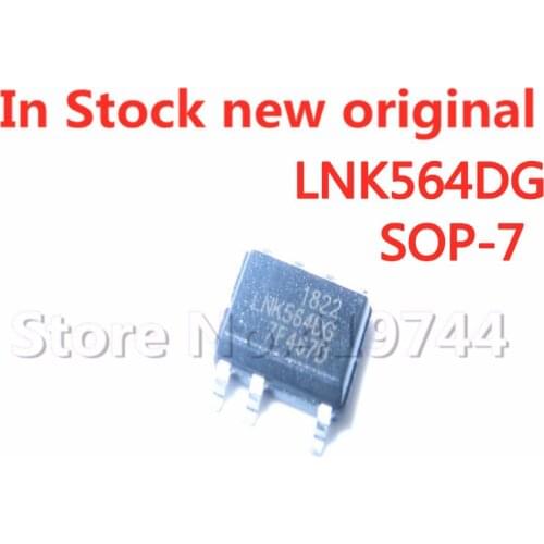 5PCS/LOT LNK564DG LNK564 SOP-7 SMD AC-DC converter offline switch In Stock NEW original IC