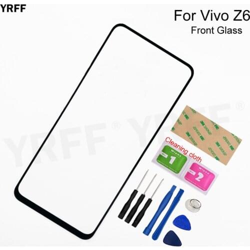 6.57'' Panel Glass For vivo Z6 Front Glass Panel (No Touch Screen) Outer Glass Cover Assembly Parts