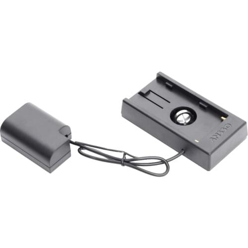 Ansso NP-F970 F970 to BLF19 Full Decoded DC Coupler Power Adapter Battery Mount Plate for Panasonic DMC-GH3 GH4 GH5 DMW-DCC12