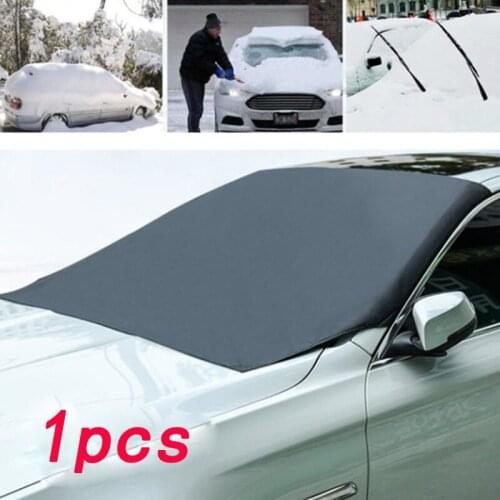 Car snow shields with windshield magnets semi-shield magnetic silver coated to cover the snow gear car accessories