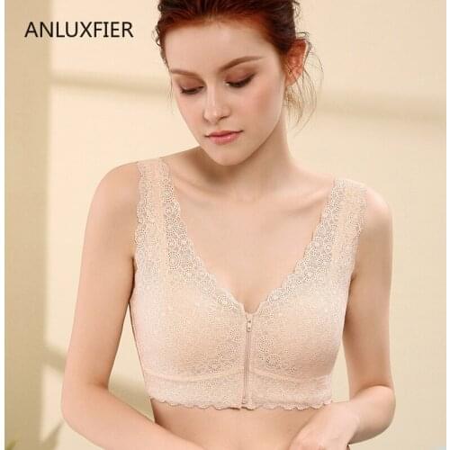 H9665 Special Bra After Breast Cancer Surgery Front Buckle No Steel Ring Thin Bras Lingerie Lace Hollow Gather Sexy Underwear
