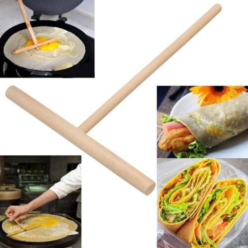 Chinese Specialty Crepe Maker Pancake Batter Wooden Spreader Stick Home Kitchen Tool DIY Restaurant Canteen Specially Supplies