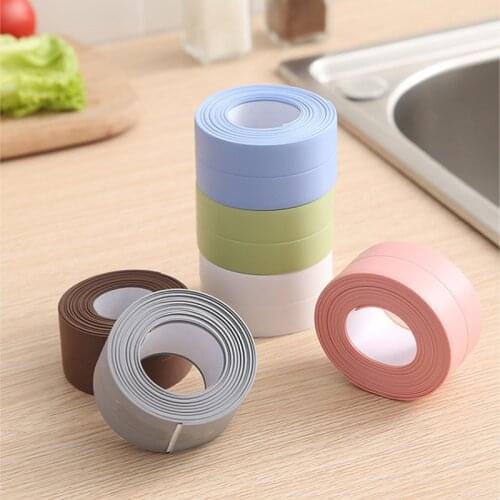 3.2M Adhesive Tape Kitchen Caulk Repair Tapes Mildewproof Waterproof Tape Bathroom Wall Sealing Strip