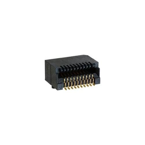 1367073-1 I/O Connector, 20 Contacts, Receptacle, SFP, Solder, SFP System Series, PCB Mount connector