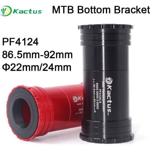 KACTUS TECH bicycle bottom bracket Lock BB for 22mm 24mm mtb mountain road bike 86.5mm 92mm sram gxp pf46 pf22 bb 86 bike parts
