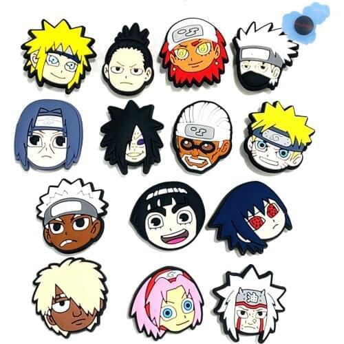 Hot Sales 1pcs PVC Japanese Characters Cool Shoes Accessories Garden Shoe Decorations Fit Kids Backpack Croc Jibz Charm