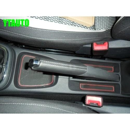 Non-slip Interior door gate pad cup mat for Volkswagen vw Polo hatchback 2011-2015 ,9pcs/lot, auto accessories