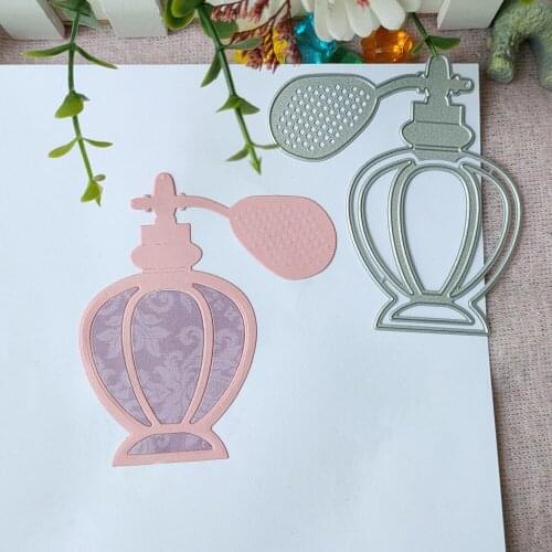 New Perfume bottle metal cutting die scrapbook for photo album paper diy gift card decoration embossed