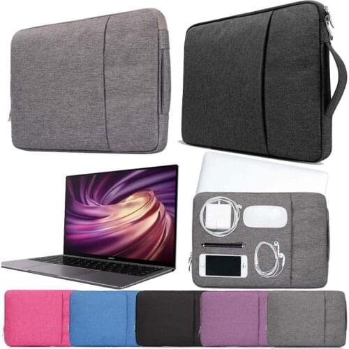 Laptop Bag for Huawei MateBook D (14 /15)/MateBook Pro 16.1/Honor MagicBook (14/15)/MagicBook Pro 16.1 Notebook Solid Color Bag